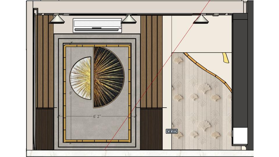 living room decoratiove wall 2d dimentions
