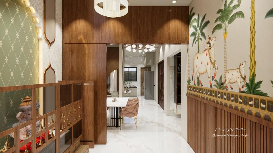 puja room mandir wall