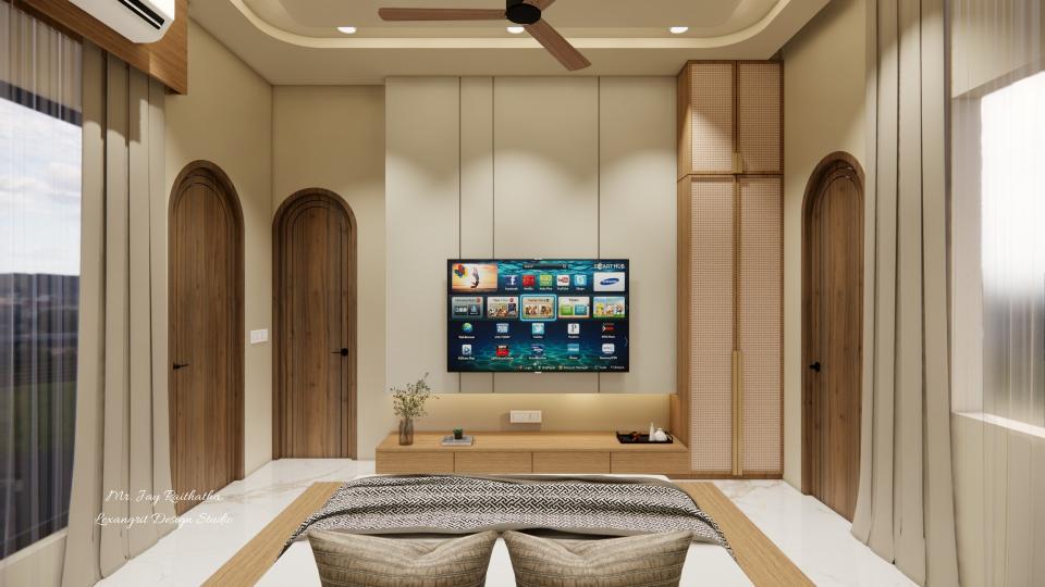 Simple sober TV unit