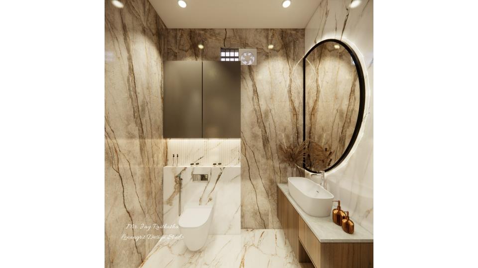 toilet wc with storage unit