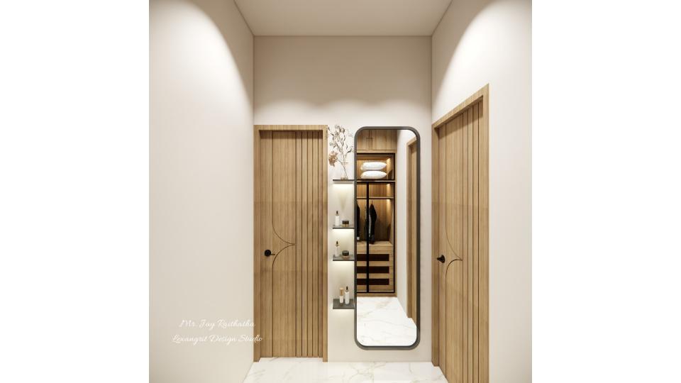 walking closet dressing