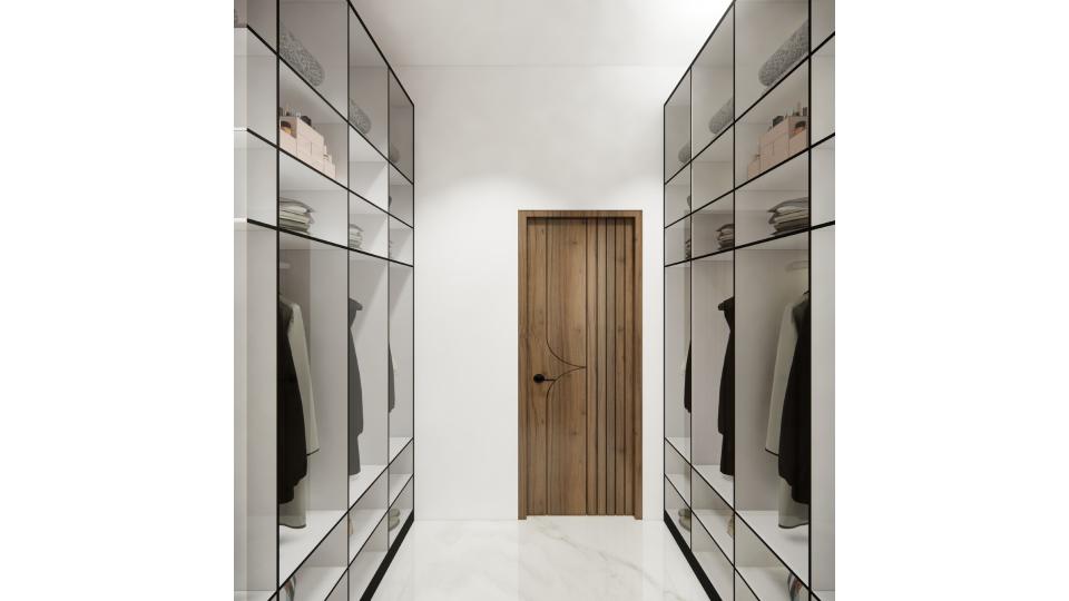 After entrance door view