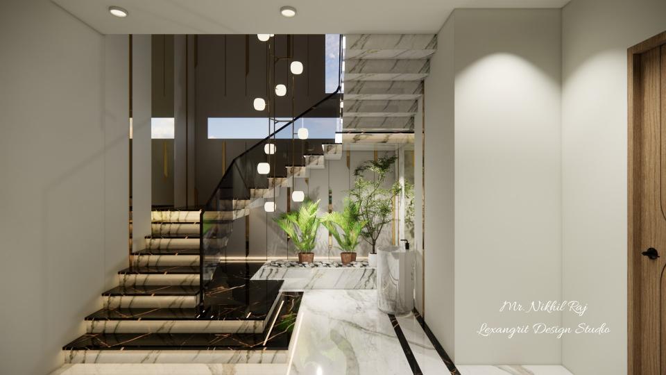 Staircase front view