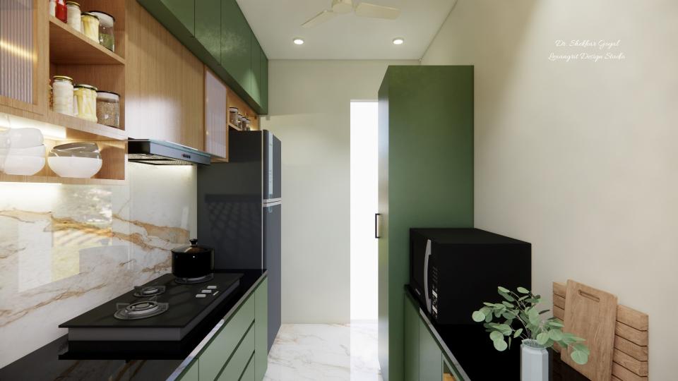 Kitchen passage view