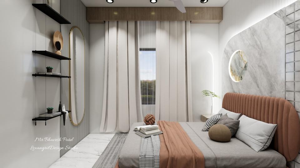 Bedroom full size cuirtain