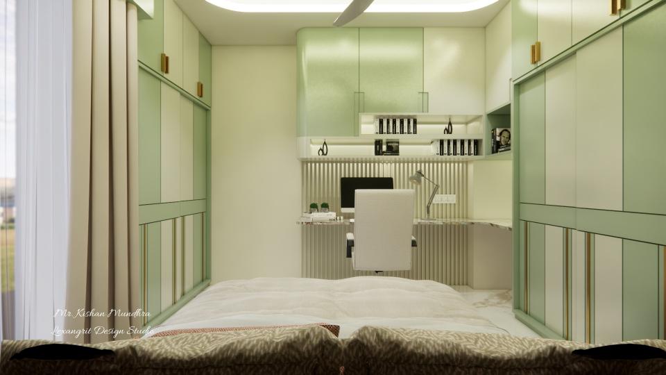 Another view study unit and some more open shelf with storages