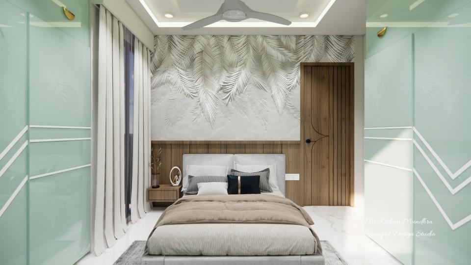 Modern 3BHK Apartment Design in Laketown Natural City, West Bengal | Affordable and Trendy Interior by Lexangrit Design Studio