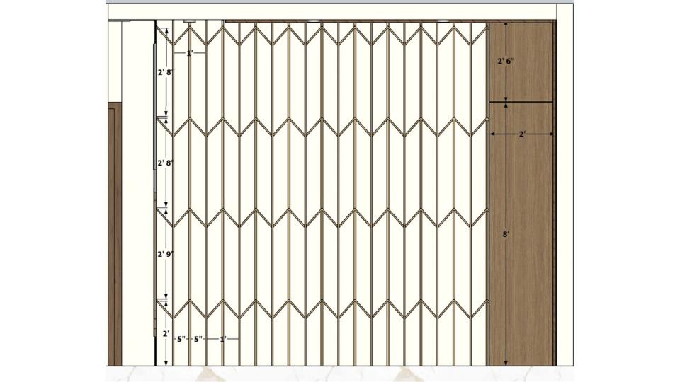 Dining decorative wall 2d dimensions
