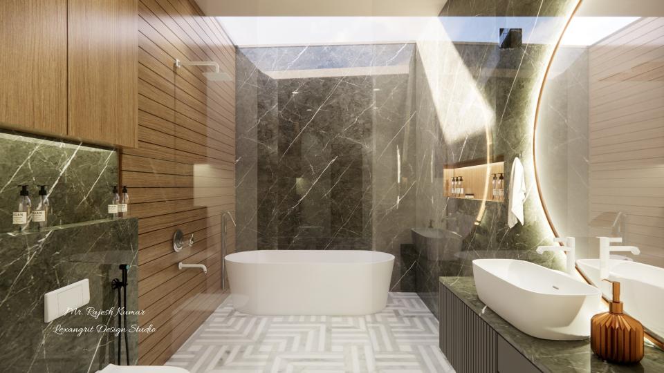 Washroom wc area,bath area and wash basin area