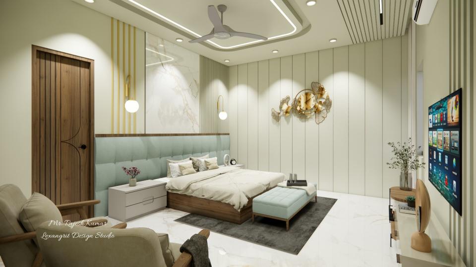 Modern and Affordable 3-Bedroom Home Interior Design in Yamuna Nagar, Haryana | Lexangrit Design Studio