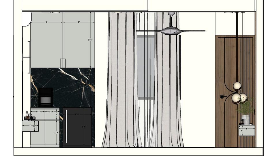 Bedroom 2D dimension