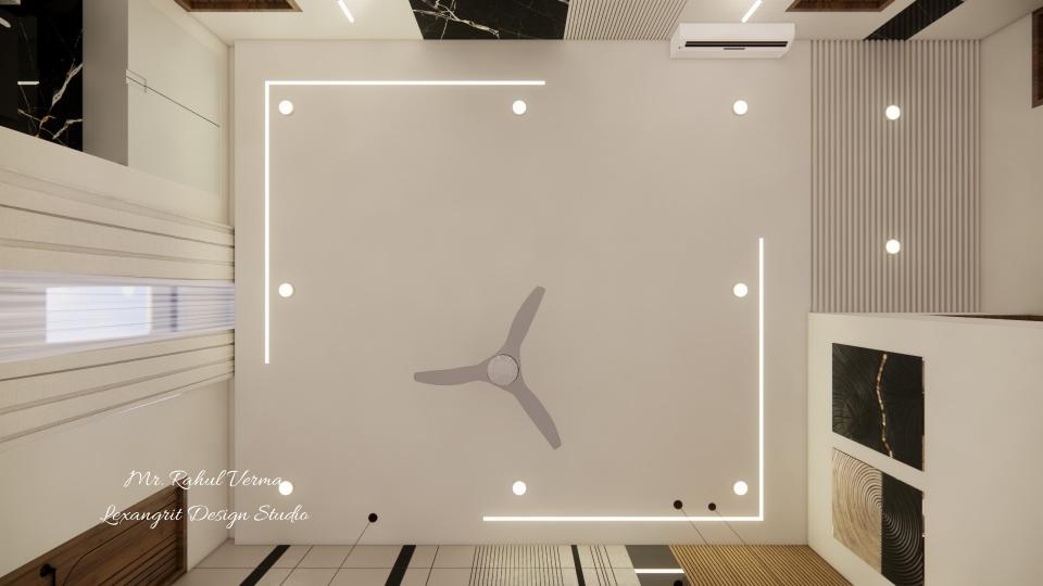 Bedroom false ceiling view