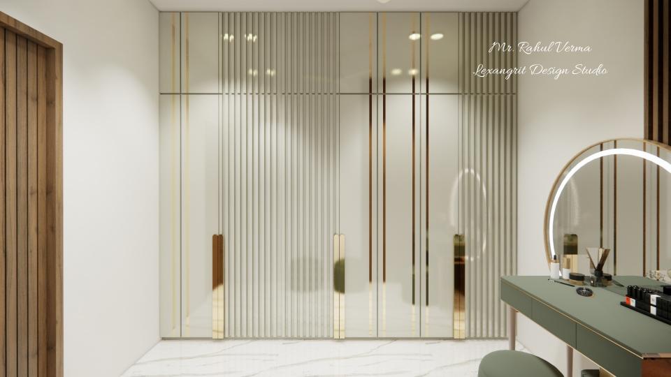 Closet wardrobe front view