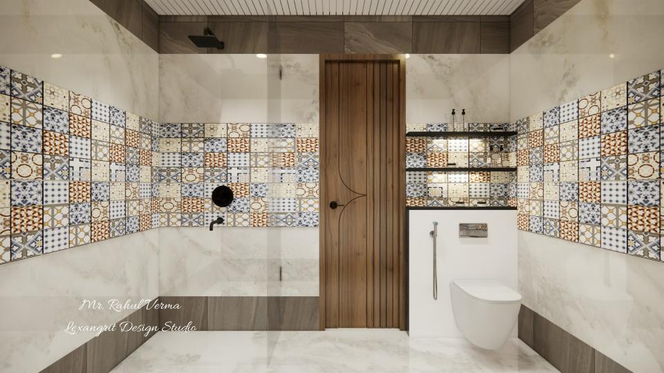 Toilet entrance area and wc area