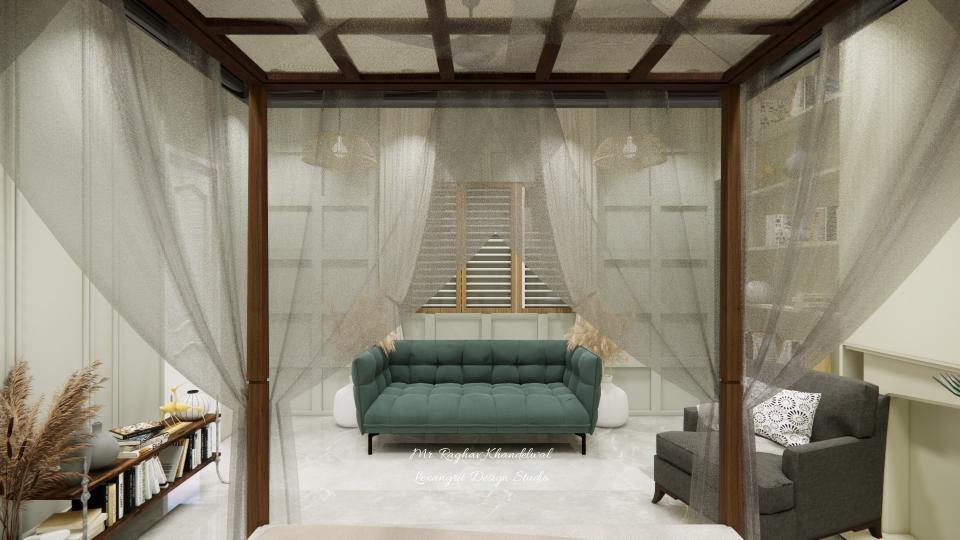 Bed to window area showing