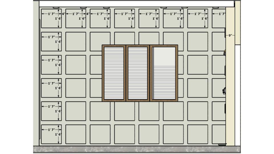 Studio window site photography area 2d dimensions