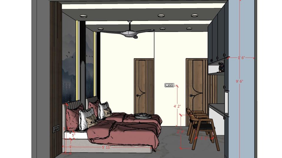 kids bedroom dimension