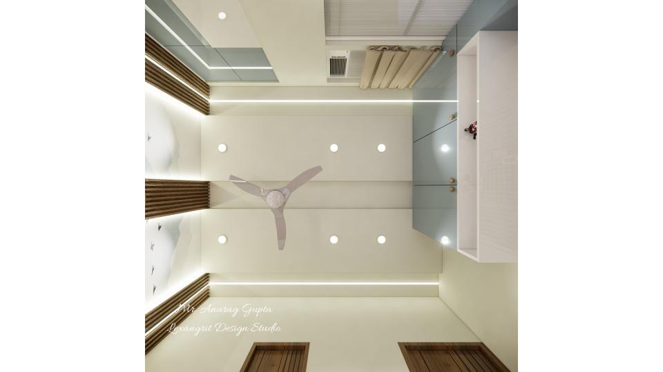 Kids bed room false ceiling view