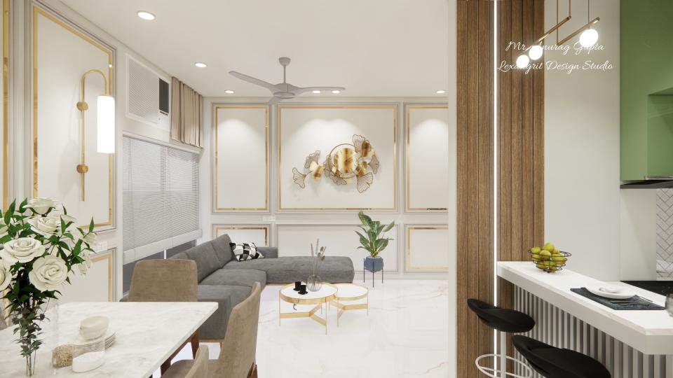 Living room seating area another view and breakfast unit view