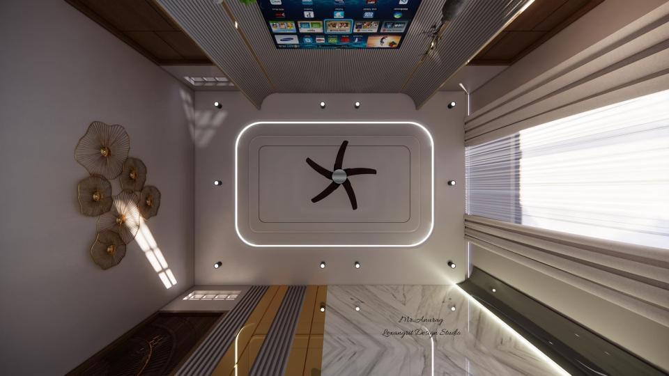 Drawing room false  ceiling view