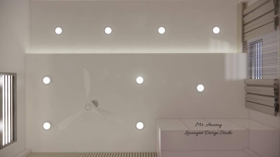 Guest bedroom false ceiling view