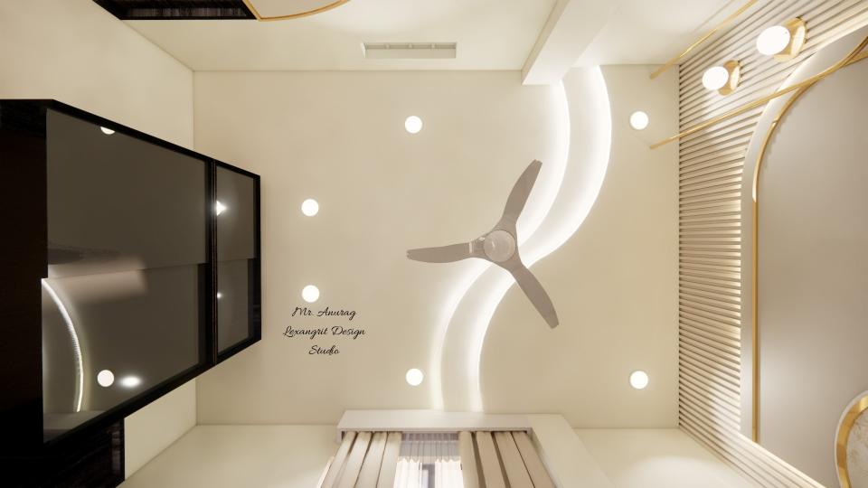 Master bedroom false ceiling view