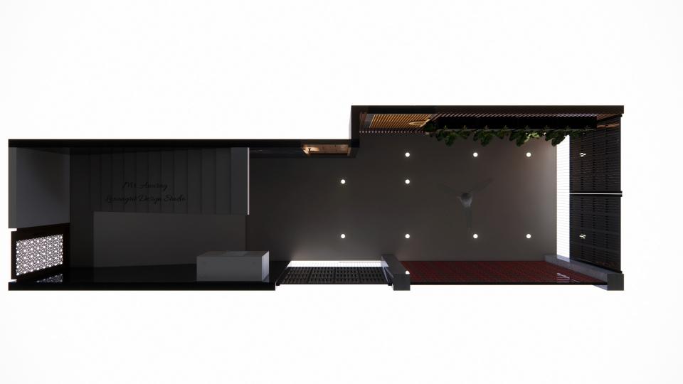 Porch area false ceiling view