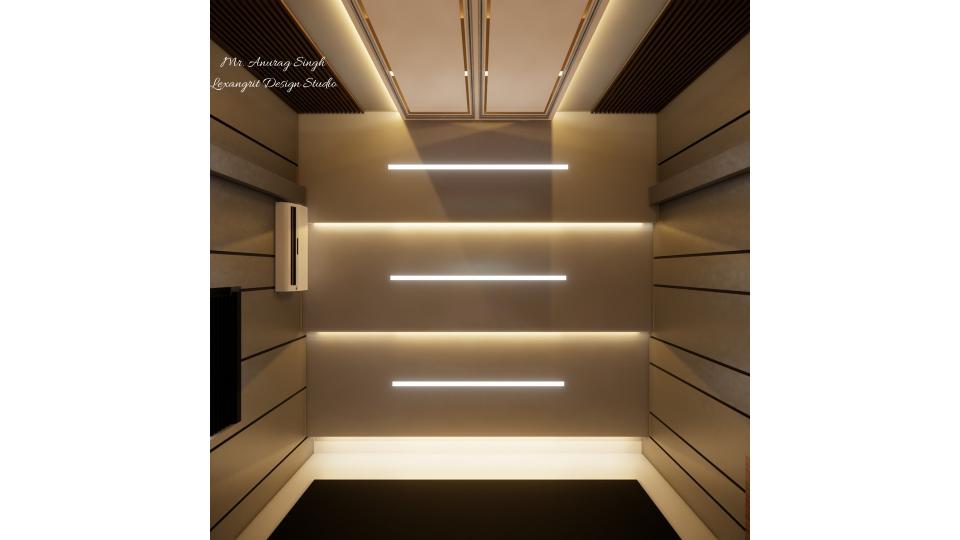 Theater room false ceiling view