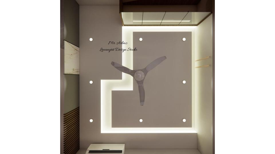 Bedroom false ceiling view