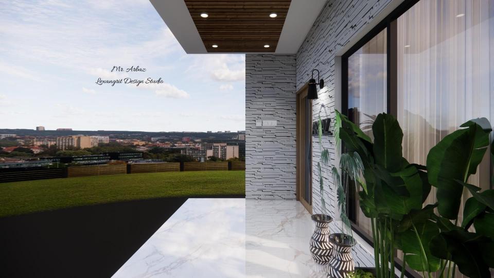 porch & entrance view