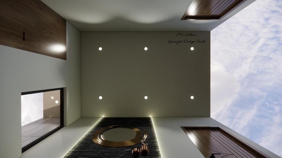 Porch false ceiling view