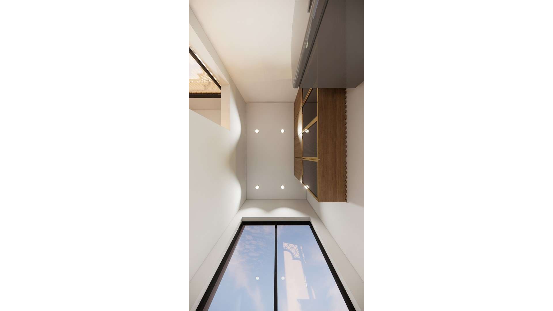 puja room kitchen false ceiling view