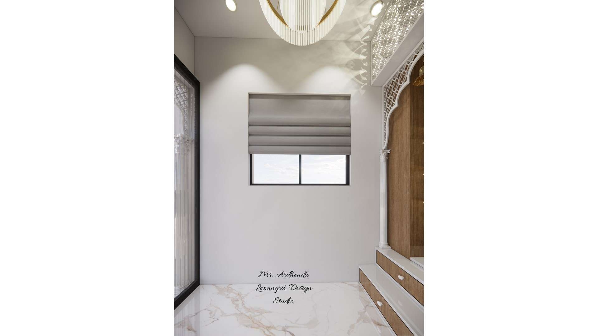 puja room window side