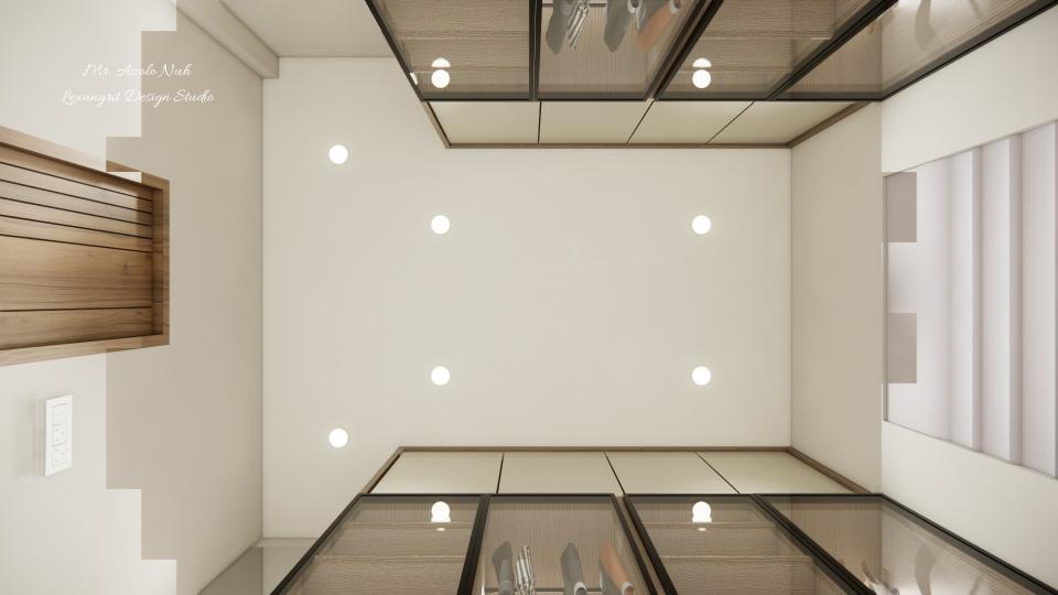 walk in closet top view