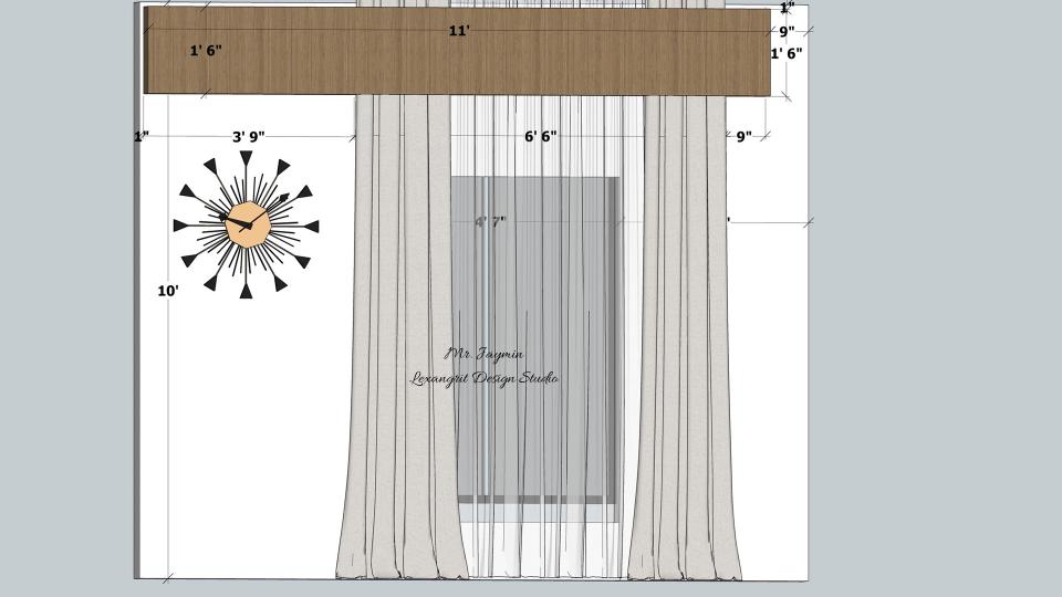 Image of the living room featuring a modern entertainment center with a flat-screen TV and built-in shelves against a sleek accent wall 2d  dimensions
