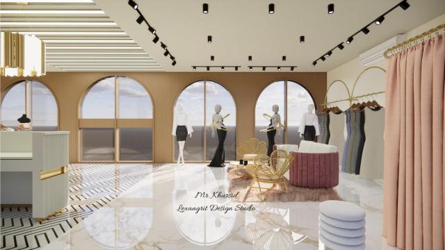 boutique showroom showing display their collection