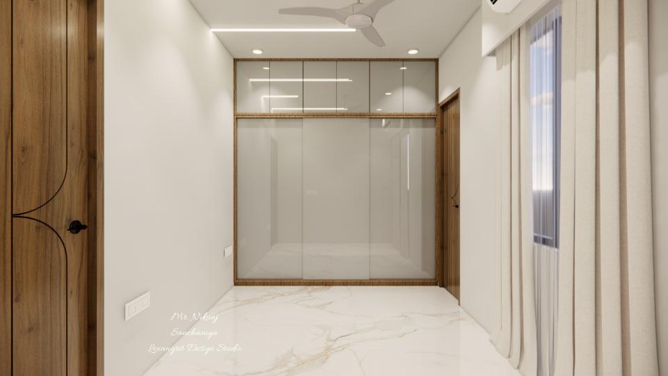 Bedrooom 2 front of sliding wardrobe