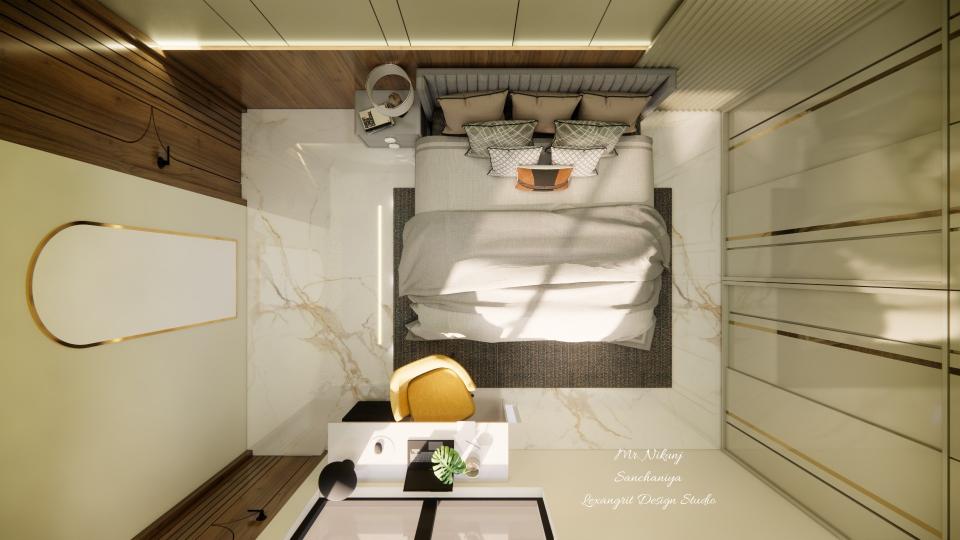 Kids Bedroom top view