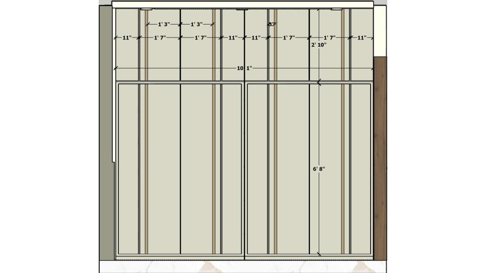 Kids Bedroom wardrobe 2 view