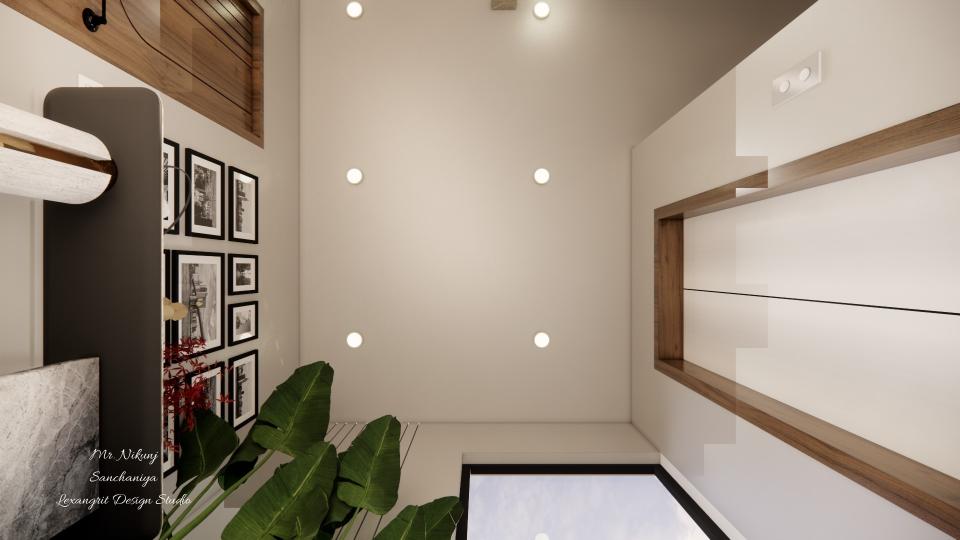 Passage false ceiling view