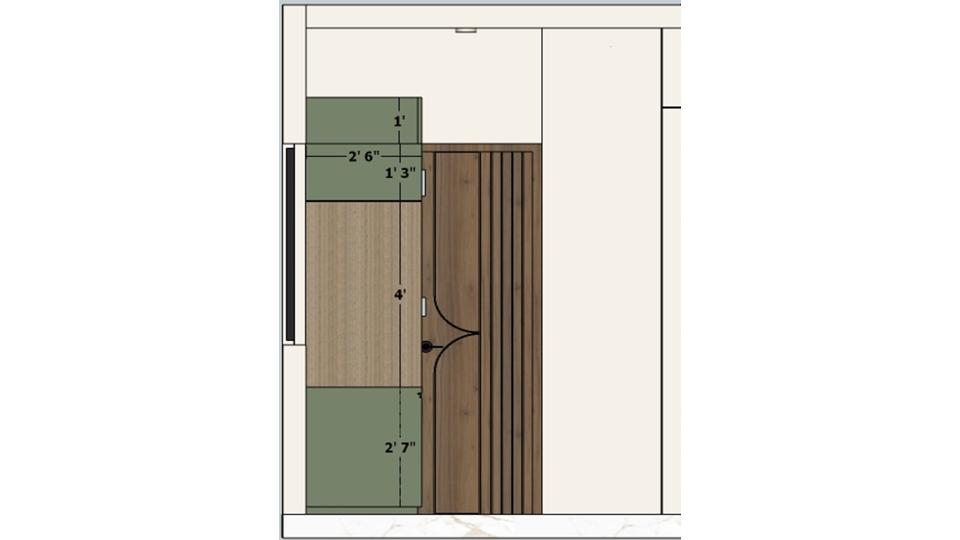 Cabinet 2d dimensions