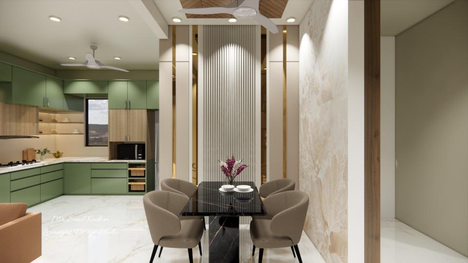 Dining area decorative wall