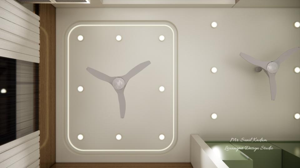 Living room false ceiling view