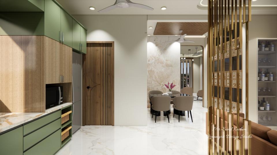 Showing dining area view from kitchen