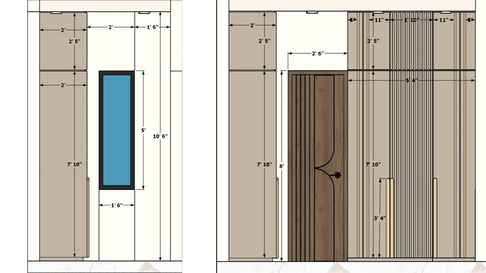 Walk in closets dressing table view