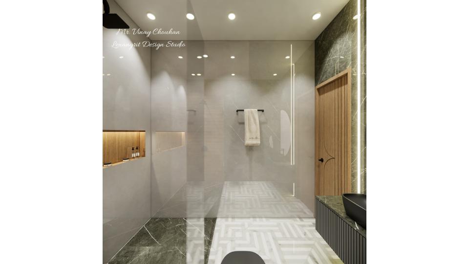 First floor bathroom entrance view