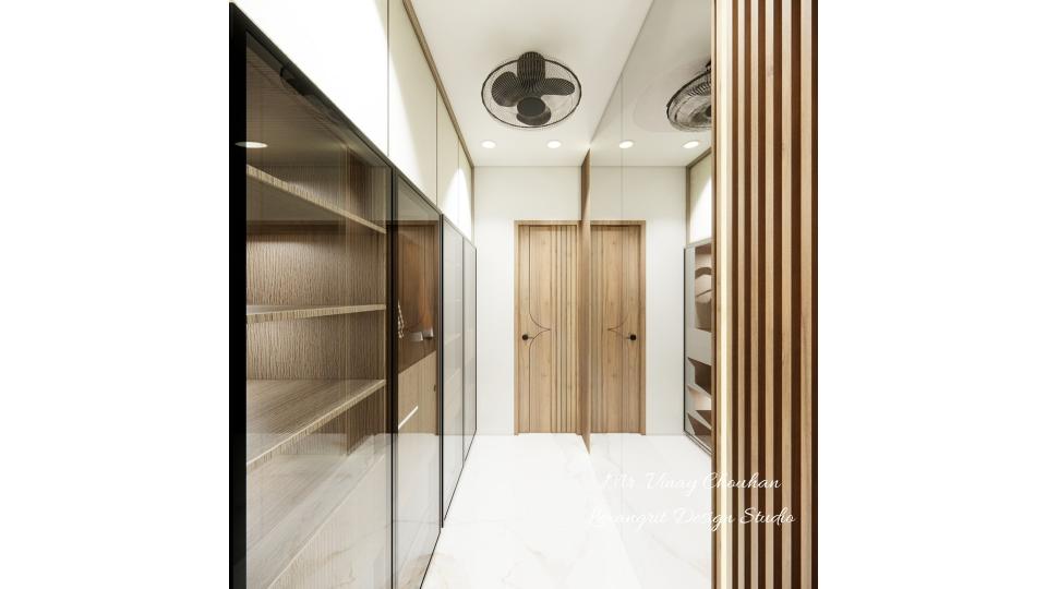 First floor dressing room entrance view