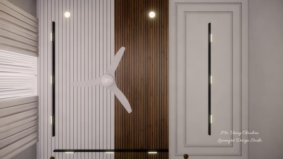 Master bedroom false ceiling view