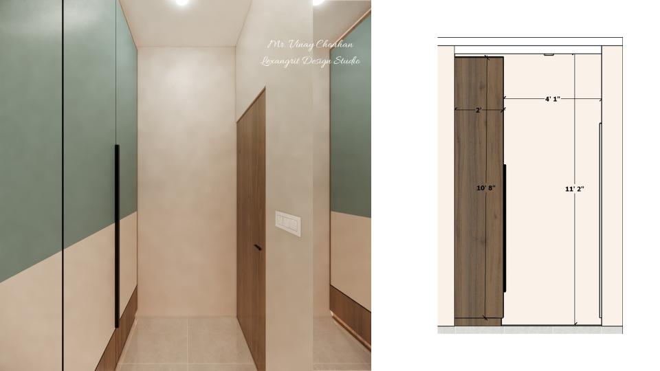 walk'in closet passage