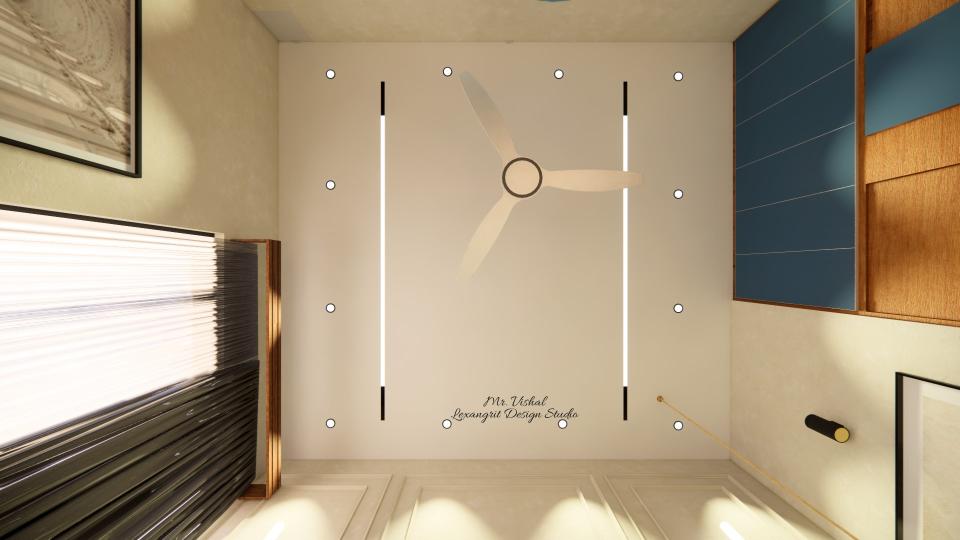 Guest bedroom false ceiling view